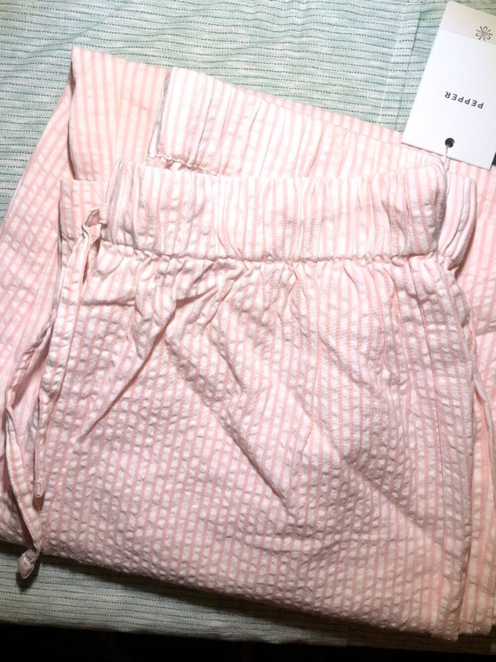 ~ Soft & Cozy Stripes Lounge Pant ~  Brand New!! ~ PEPPER ~ Melon Stripes ~